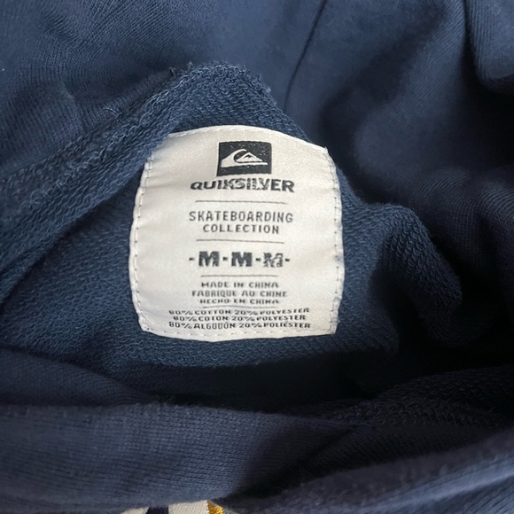 Sigma Chi Fraternity Navy Men's Quicksilver Pullover Hoodie - Medium - Picture 8 of 8